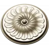 Spiral Petal Rosette - STL 3D model for CNC