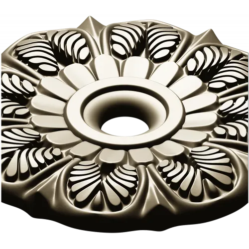 Sunleaf Rosette - high-detail STL 3D model for CNC milling