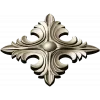 Acanthus Diamond Rosette - STL 3D model for CNC router