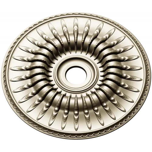 Auric Sun Rosette - STL 3D model for CNC
