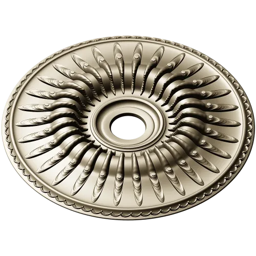 Auric Sun Rosette - STL 3D model for CNC
