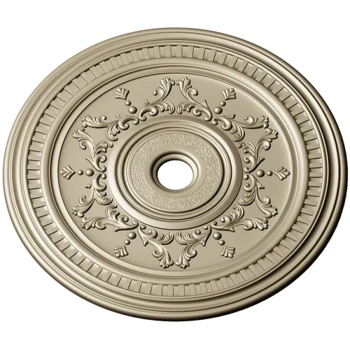 Ornate Circular Rosette STL 3D Model for CNC