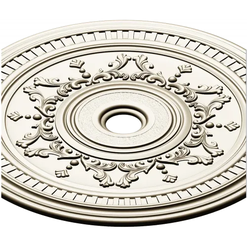Ornate Circular Rosette STL 3D Model for CNC