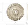 Aureole Rosette - ceiling medallion 3D model STL