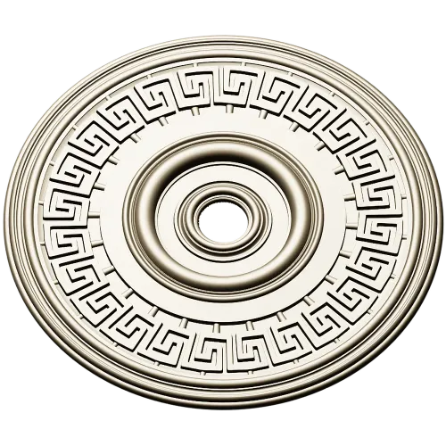 Athenian Medallion - STL 3D model rosette for CNC