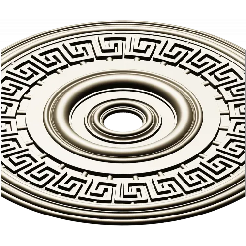 Athenian Medallion - STL 3D model rosette for CNC