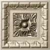 Square Floral Rosette STL for CNC Milling