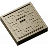 Meander Square Rosette STL