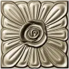 Square Rose Rosette STL for CNC