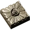 Square Rose Rosette STL for CNC