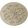 Ornate Rococo Round Rosette STL for CNC