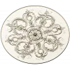 Ornate Rococo Round Rosette STL for CNC