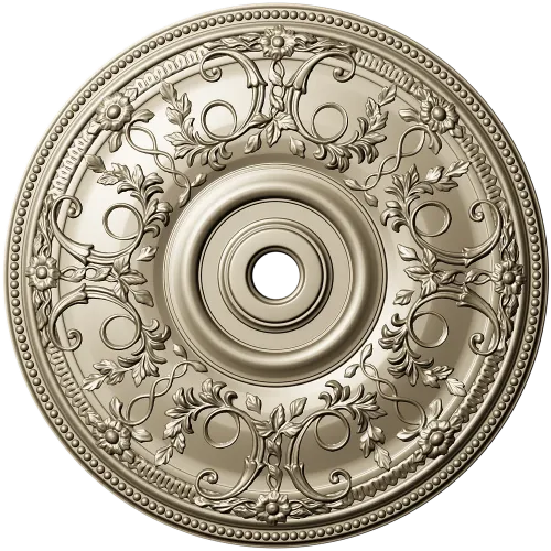 Regal Floral Ceiling Rosette - STL 3D Model for CNC