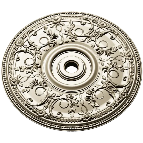 Regal Floral Ceiling Rosette - STL 3D Model for CNC