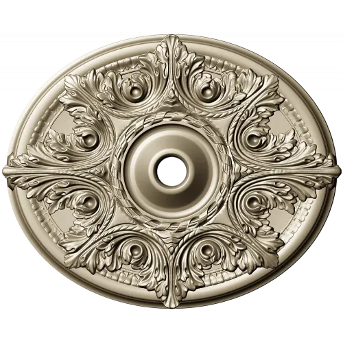 Acanthus Star Ceiling Rosette - STL 3D model for CNC