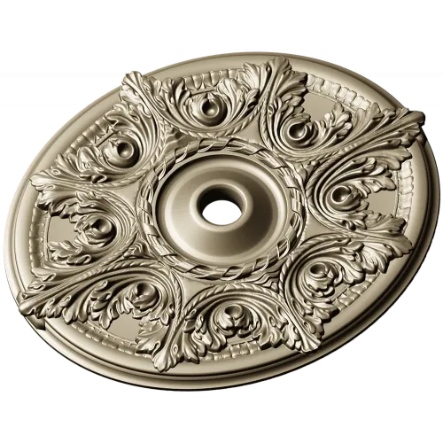 Acanthus Star Ceiling Rosette - STL 3D model for CNC