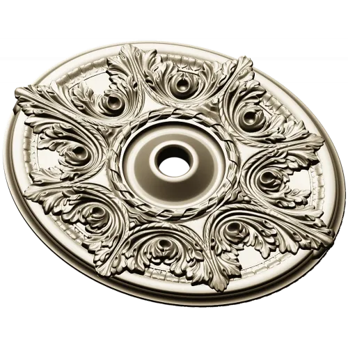 Acanthus Star Ceiling Rosette - STL 3D model for CNC
