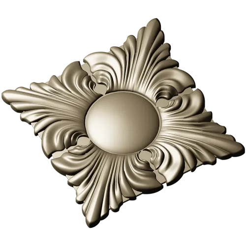 Classic Acanthus Rosette STL for CNC Milling