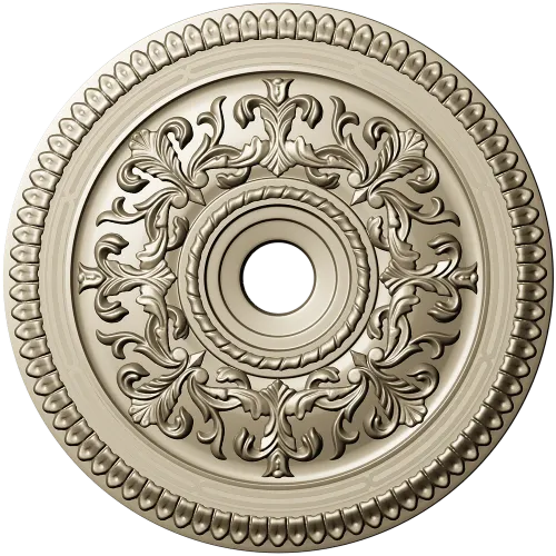Ornamental Acanthus Ceiling Rosette STL for CNC
