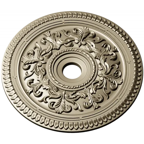 Ornamental Acanthus Ceiling Rosette STL for CNC