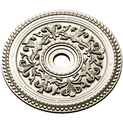 Ornamental Acanthus Ceiling Rosette STL for CNC