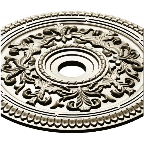 Ornamental Acanthus Ceiling Rosette STL for CNC