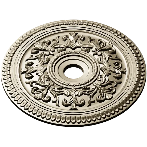 Ornamental Acanthus Ceiling Rosette STL for CNC