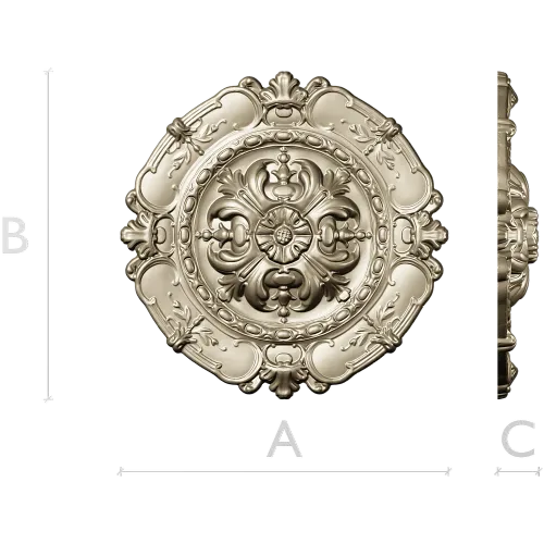 Imperial Acanthus Rosette STL