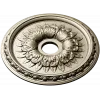 Ornamental Floral Ceiling Rosette STL for CNC