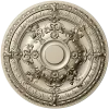 Baroque Floral Ceiling Rosette - STL 3D Model for CNC