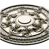 Baroque Floral Ceiling Rosette - STL 3D Model for CNC