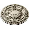 Baroque Floral Ceiling Rosette - STL 3D Model for CNC