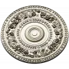 Floral Laurel Rosette - STL 3D model for CNC