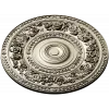 Floral Laurel Rosette - STL 3D model for CNC