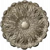 Ornate Acanthus Rosette STL for CNC