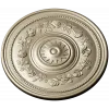 Round Rosette with Rose Garland - STL for CNC