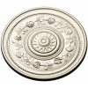Round Rosette with Rose Garland - STL for CNC