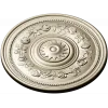 Round Rosette with Rose Garland - STL for CNC