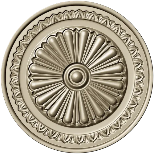 Imperial Rosette Medallion - STL 3D model for CNC carving