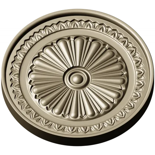 Imperial Rosette Medallion - STL 3D model for CNC carving