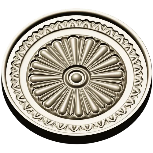 Imperial Rosette Medallion - STL 3D model for CNC carving