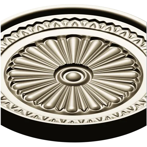 Imperial Rosette Medallion - STL 3D model for CNC carving