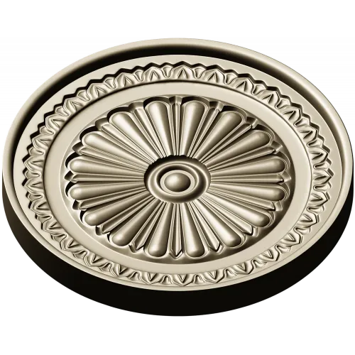 Imperial Rosette Medallion - STL 3D model for CNC carving