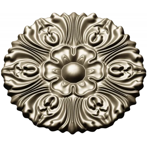 Florentine Sun Rosette - STL 3D model for CNC carving