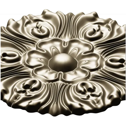 Florentine Sun Rosette - STL 3D model for CNC carving