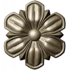 Floral Rosette 3D model STL for CNC carving