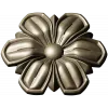 Floral Rosette 3D model STL for CNC carving