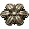 Floral Rosette 3D model STL for CNC carving