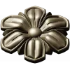 Floral Rosette 3D model STL for CNC carving