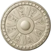 Auric Sun Rosette - STL ceiling rosette for CNC